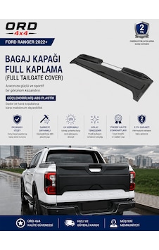 Ford Ranger Bagaj Kapağı Kaplama T9 2022+ Ford Ranger Bagaj Kapağı Kaplama T9 2022+