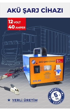 Tır/kamyon Akü Şarj Cihazı 12 Volt 40 Amper - 5 Yıl Garanti Tır/kamyon Akü Şarj Cihazı 12 Volt 40 Amper - 5 Yıl Garanti