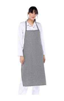 Pötikare Gri-beyaz Askılı Önlük Unisex Gri Pötikare Gri-beyaz Askılı Önlük Unisex Gri