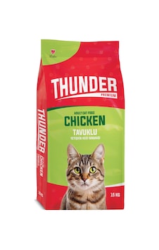 Thunder Adult Yetişkin Tavuklu Kedi Maması 15 Kg Thunder Adult Yetişkin Tavuklu Kedi Maması 15 Kg