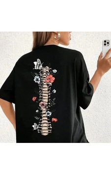 Noıssey Urban Pop Graphic Kadın Tişört Koleksiyonukod 5172 Siyah Noıssey Urban Pop Graphic Kadın Tişört Koleksiyonukod 5172 Siyah
