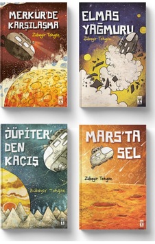 Timaş İlk Gençlik Uzay Maceraları Seti (4 Kitap) Jüpiter'den Kaçış - Mars'ta Sel - Elmas Yağmuru Merkür'de Karşılaşma Timaş İlk Gençlik Uzay Maceraları Seti (4 Kitap) Jüpiter'den Kaçış - Mars'ta Sel - Elmas Yağmuru Merkür'de Karşılaşma
