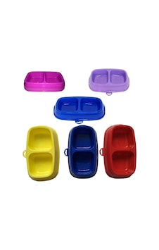 Mio İkili 12.5 x 21 x 5 CM Kedi Mama ve Su Kabı Çok Renkli Mio İkili 12.5 x 21 x 5 CM Kedi Mama ve Su Kabı Çok Renkli
