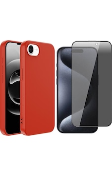 Vendas Apple iPhone Uyumlu 16e Kılıf Zore Mara Lansman Kapak + Hayalet Ekran Koruyucu Kırmızı Vendas Apple iPhone Uyumlu 16e Kılıf Zore Mara Lansman Kapak + Hayalet Ekran Koruyucu Kırmızı
