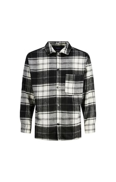 Jack & Jones Ekose Desenli Uzun Kollu Gömlek - Zac 12239303 Black Koyu Siyah Jack & Jones Ekose Desenli Uzun Kollu Gömlek - Zac 12239303 Black Koyu Siyah