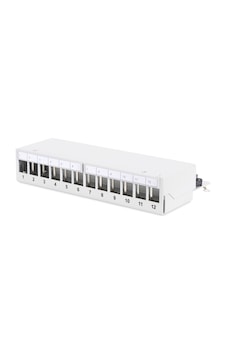 Digitus 12 Port Modüler Masaüstü Tip Patch Panel, Zırhlı Shielded , Lsa, Ral 7035, Açık Gri Renk-19773 Digitus 12 Port Modüler Masaüstü Tip Patch Panel, Zırhlı Shielded , Lsa, Ral 7035, Açık Gri Renk-19773