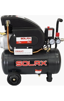 Solax FL24 1.5 Hp 8 Bar 24 LT Yağlı Hava Kompresörü Solax FL24 1.5 Hp 8 Bar 24 LT Yağlı Hava Kompresörü
