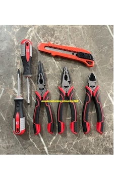Dmr Pense Seti 180mm Pense Yankeski Kargaburun Maket Bıçak Tornavida 6lı Diğer Dmr Pense Seti 180mm Pense Yankeski Kargaburun Maket Bıçak Tornavida 6lı Diğer