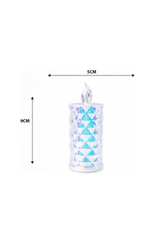 12 Adet Led Candle Kamp Küçük Boy Çap:5cm - Y: 9cm Pilli Led Mum Mika Kristal Plastik Yakut-13635 5580 Çok Renkli 12 Adet Led Candle Kamp Küçük Boy Çap:5cm - Y: 9cm Pilli Led Mum Mika Kristal Plastik Yakut-13635 5580 Çok Renkli