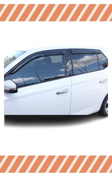 Skoda Fabia Hb 2015-2020 Modellerine Özel 4'lü Mügen Tip Cam Rüzgarlığı Skoda Fabia Hb 2015-2020 Modellerine Özel 4'lü Mügen Tip Cam Rüzgarlığı