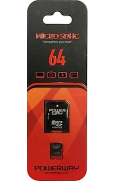 Powerway 64 Gb Micro Sd Hafıza Kartı Powerway 64 Gb Micro Sd Hafıza Kartı