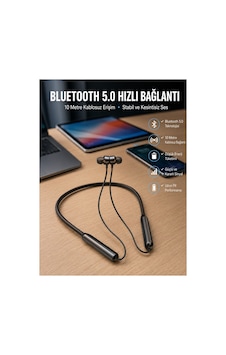 Dijitalıver Göstergeli Kulak İçi Kablosuz Bluetooth Kulaklık Boyun Bantlı Yeni Nesil Dijitalıver Göstergeli Kulak İçi Kablosuz Bluetooth Kulaklık Boyun Bantlı Yeni Nesil