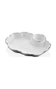 Lamedor Unformed Beyaz Sılver Sos Tabagı 33,5x26,5x4,5 Cm
