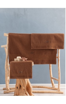 Cotton Box %100 3 Parça Pamuk Wellness Havlu Seti Terra Toprak Toprak