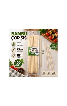 Çöp Şiş 25 Cm 100 Adet Bambu Çöp Şiş - 920922714 Çöp Şiş 25 Cm 100 Adet Bambu Çöp Şiş - 920922714