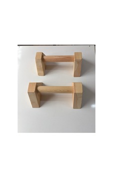 Ahşap Fitness Ekipmanları Standları 14x30x11cm Renksiz