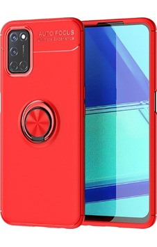 Oppo Reno A72 Kılıf Zore Ravel Silikon Kapak Kırmızı Oppo Reno A72 Kılıf Zore Ravel Silikon Kapak Kırmızı