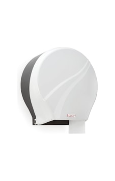 Flosoft Jumbo Tuvalet Kağıdı Dispenseri Beyaz - F165 Flosoft Jumbo Tuvalet Kağıdı Dispenseri Beyaz - F165