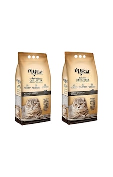 MyCat Aktif Karbonlu İnce Taneli Bentonit Kedi Kumu 2 x 10 L MyCat Aktif Karbonlu İnce Taneli Bentonit Kedi Kumu 2 x 10 L
