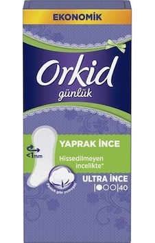 Orkid Parfümsüz İnce Günlük Ped 40'lı