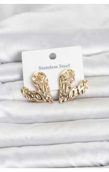316l Çelik Gold Renk Kalp Model Kadın Küpe - Lisinya Altın 99597879 316l Çelik Gold Renk Kalp Model Kadın Küpe - Lisinya Altın 99597879