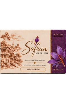 Safran Şekerleme Sade Lokum 350 G Safran Şekerleme Sade Lokum 350 G