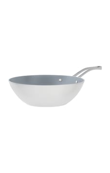 Madame Coco Nano Seramik Wok Tava - Beyaz/antrasit - 28 Cm Çok Renkli Madame Coco Nano Seramik Wok Tava - Beyaz/antrasit - 28 Cm Çok Renkli