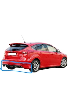 Ford Focus 3 Hb Makyajlı 2015-2018 Arka Tampon Eki Boyasız