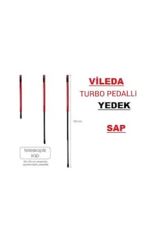 Vileda Turbo Pedallı Temizlik Seti Yedek Sap
