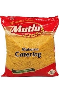 Mutlu Makarna Tel Şehriye 5 KG Mutlu Makarna Tel Şehriye 5 KG