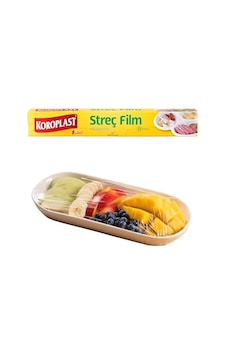 Streç Film 15 Metre, Şeffaf Gıda Saklama Streci Bpa İçermez, Koku Hapsi, Kapak Görevi Gören Pratik Kullanım, Taze Gıda Saklamak İçin Kullan At Streç Film 15 Metre