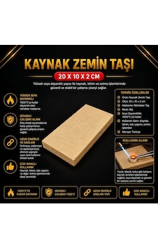 Döküm Kaynak 20 X 10 X 2 Cm Kaynak Zemin Taşı Profesyonel Malzeme Metalik Döküm Kaynak 20 X 10 X 2 Cm Kaynak Zemin Taşı Profesyonel Malzeme Metalik