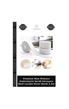 Premium Nem Önleyici Sızdırmazlık Şeridi Koruyucu Bant Lavabo Kenar Bandı 3.2m Premium Nem Önleyici Sızdırmazlık Şeridi Koruyucu Bant Lavabo Kenar Bandı 3.2m