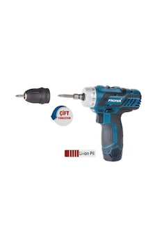 Proter Prother Pst222 Plus 12v 2amp Şarjlı Matkap