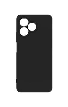 Realme Note 50 Kılıf Kamera Korumalı Silikon Rubber Arka Kapak Siyah