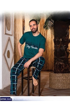 Sude Erkek Süprem İnce Kısa Kol Pijama Takımı A 803/129 - 1 Adet 001 Sude Erkek Süprem İnce Kısa Kol Pijama Takımı A 803/129 - 1 Adet 001
