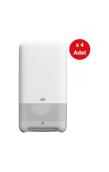 Tork Çift Rulo Tuvalet Kağıdı Dispenseri Beyaz X 4 Adet 557500 Beyaz Tork Çift Rulo Tuvalet Kağıdı Dispenseri Beyaz X 4 Adet 557500 Beyaz