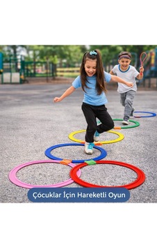 Sek Sek Halkaları Renkli Oyun Seti Sek Sek Halkaları Renkli Oyun Seti