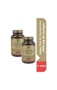 Solgar Fish Oil Concentrate 1000 Mg 2 x 60 Softgel Solgar Fish Oil Concentrate 1000 Mg 2 x 60 Softgel