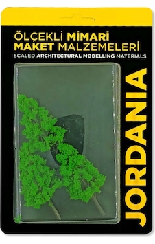 Jordania Maket Ağaç Açık Yeşil 1100 Ölçek 8 Cm 3 Adet Je03p-126080 Jordania Maket Ağaç Açık Yeşil 1100 Ölçek 8 Cm 3 Adet Je03p-126080