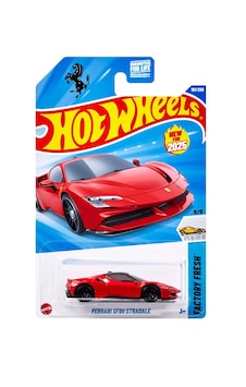 Hot Wheels Ferrari Sf90 Stradale Uzun Kart Hot Wheels Ferrari Sf90 Stradale Uzun Kart