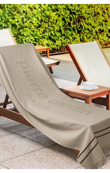 Pierre Cardin Bambu Plaj Havlusu Paris Bej