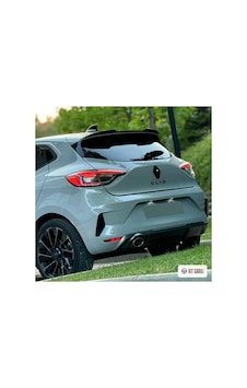 Kit Garaj Renault Clio 5.5 2024+ Piano Black Spoiler Plastik Boyalı Kit Garaj Renault Clio 5.5 2024+ Piano Black Spoiler Plastik Boyalı