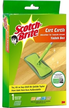 Scotch Brite Cırt Cırt Mikrofiber Yer Temizlik Sistemi Yedek Bez Scotch Brite Cırt Cırt Mikrofiber Yer Temizlik Sistemi Yedek Bez