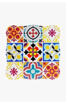 Nishev Bambu Mandala Lüks Nihale 17x17 Cm Renkli Nishev Bambu Mandala Lüks Nihale 17x17 Cm Renkli