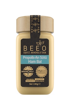 5 Adet Beeo 190 G Propolis Arı Sütü Ham Bal Karışımı 5 Adet Beeo 190 G Propolis Arı Sütü Ham Bal Karışımı