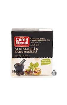 Cemil Efendi At Kestaneli Karahalile Karışık Bitki Çayı 60'lı Süzen Poşet Cemil Efendi At Kestaneli Karahalile Karışık Bitki Çayı 60'lı Süzen Poşet