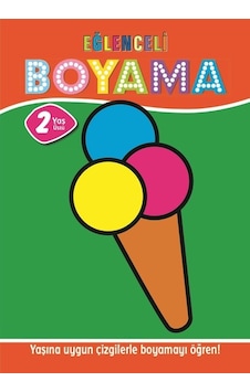 Eğlenceli Boyama - 2 Yaş Üstü 4'lü Pastel Boya Hediyeli- Parıltı Yayınları