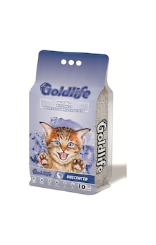 Goldlife Premium Kokusuz Topaklaşan Bentonit Kedi Kumu 10 L Goldlife Premium Kokusuz Topaklaşan Bentonit Kedi Kumu 10 L