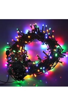 10m 100 Led Boncuk Lamba Rgb Işık Siyah Kablo Çok Renkli 10m 100 Led Boncuk Lamba Rgb Işık Siyah Kablo Çok Renkli